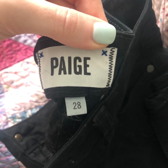 Paige Denim Verdugo Crop Black Pants - Picture 3 of 3